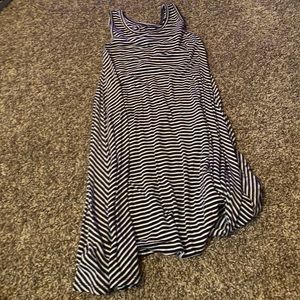 Decree Striped Tank Top Dress